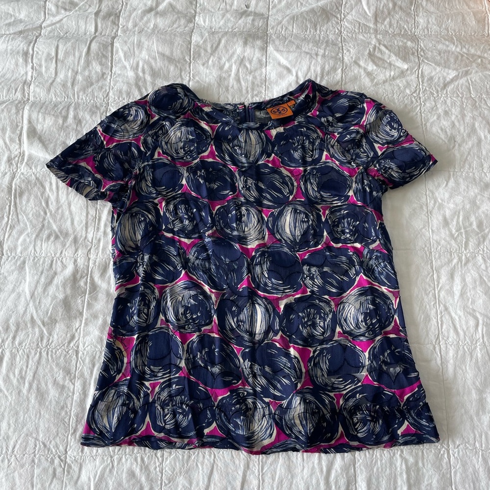 Tory Burch Circle Print Top